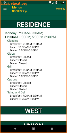 NDSU Dining screenshot