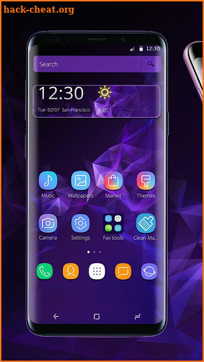 Neat Theme for Galaxy S9 screenshot