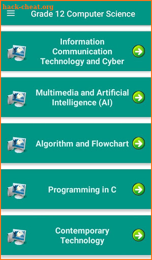 NEB Class 12 Computer Science Notes Offline screenshot