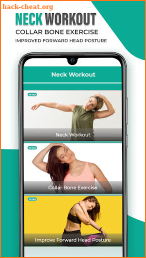 Neck Pain Relief Workout screenshot