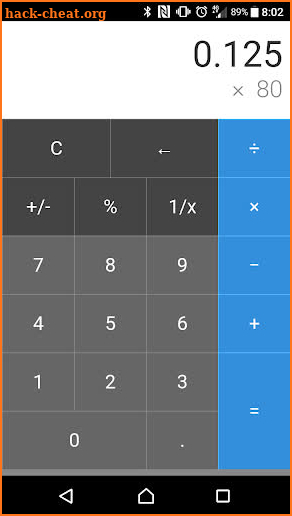 Negative Calculator screenshot