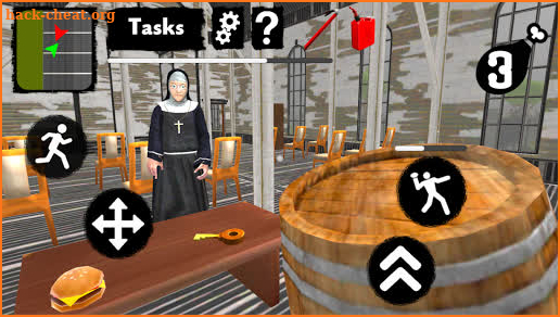 Neighbor Nun. Scary Escape 3D screenshot