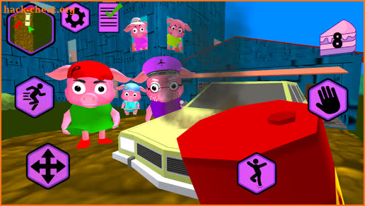 Neighbor Piggy. Obby Family Escape 3D screenshot