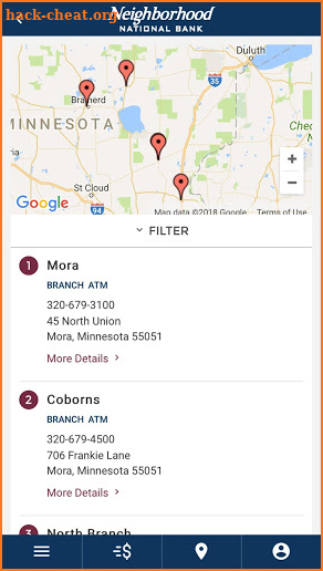 Neighborhood National Bank screenshot