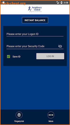 Neighbors United FCU Online Banking App screenshot