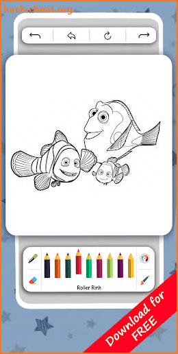 Nemo Coloring Book Game screenshot