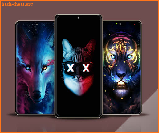 Neon Animals Wallpapers screenshot