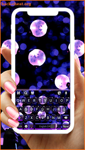 Neon Army Bomb Keyboard Background screenshot