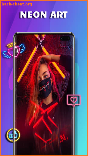 Neon Art : Best Neon Photo Editor screenshot