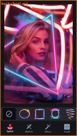 Neon Art Photo Editor screenshot