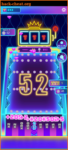 Neon Bitcoin: Plinko Win screenshot