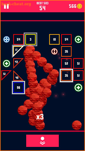 Neon Block Blast: Retro Brick Breaker Games screenshot