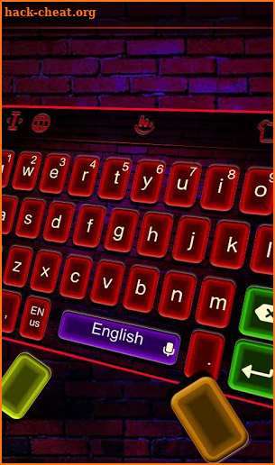 Neon Club Keyboard Theme screenshot