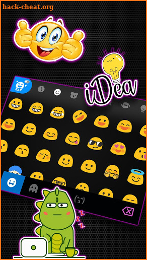 Neon Colors Keyboard Theme screenshot