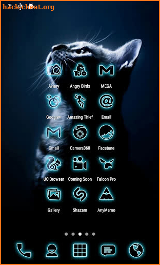 Neon CyanPD - Icon Pack screenshot