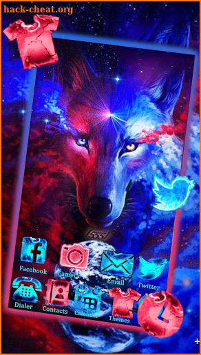 Neon, Fire, Wolf Themes, Live Wallpaper screenshot