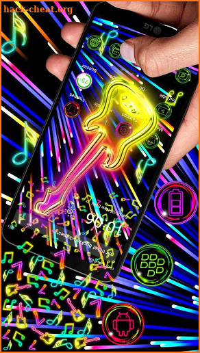 Neon Guitar 3D Gravity Theme🎸 screenshot