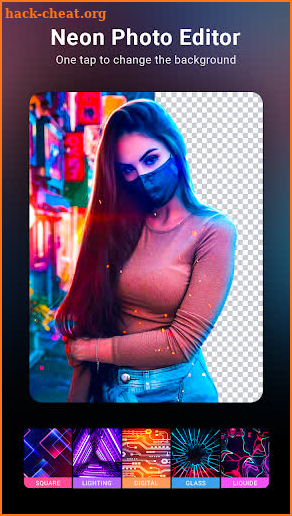 Neon Photo Editor screenshot