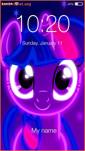 Neon Pony Little My Phone Lock Password screenshot