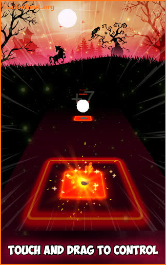 Neon Tiles Hop Color Ball : Forever Dancing Ball screenshot