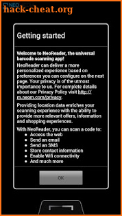 NeoReader QR & Barcode Scanner screenshot