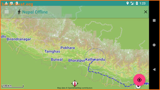 Nepal Offline Map screenshot