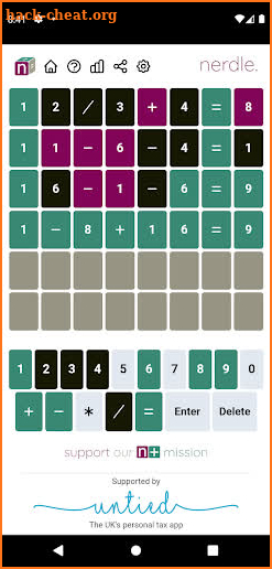 Nerdle-With No Daily Limit screenshot
