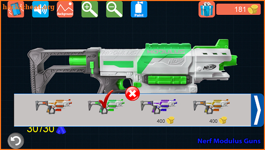 Nerf Modulus Guns screenshot