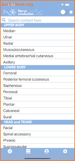 Nerve Conduction Studies screenshot