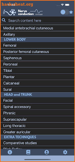 Nerve Conduction Studies screenshot