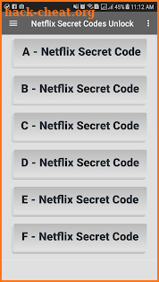 Netflix Secret Codes Unlock screenshot