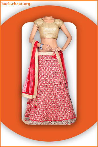 Netted Lehenga Choli For Women Photo Editor screenshot