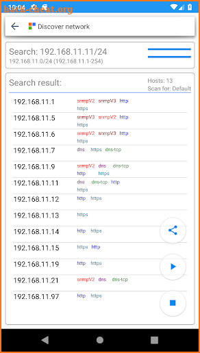 Network Scanner SN Free screenshot