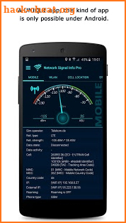 Network Signal Info Pro screenshot