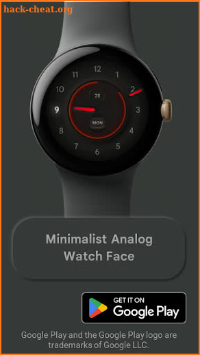 Neumorphic Analog Watch Face screenshot