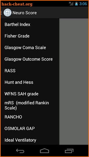 Neuro Scores screenshot