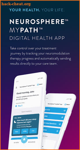 NeuroSphere™ myPath™ App screenshot