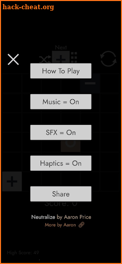 Neutralize +-o screenshot