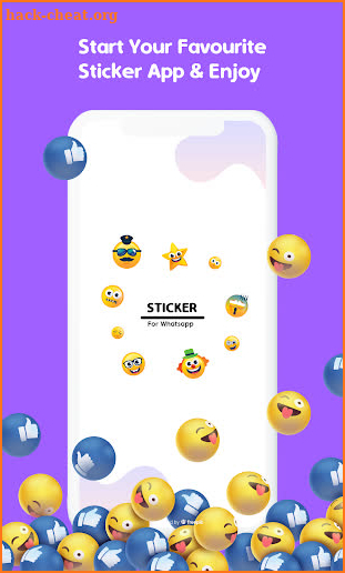 NEW 3D Emoji, HD Stickers for Whatsapp & WASticker screenshot