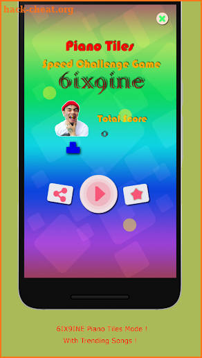 New 6IX9INE PIANO TILES screenshot