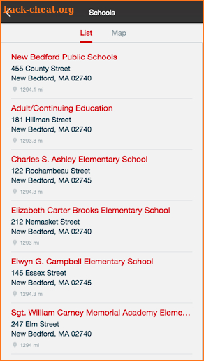 New Bedford School District screenshot