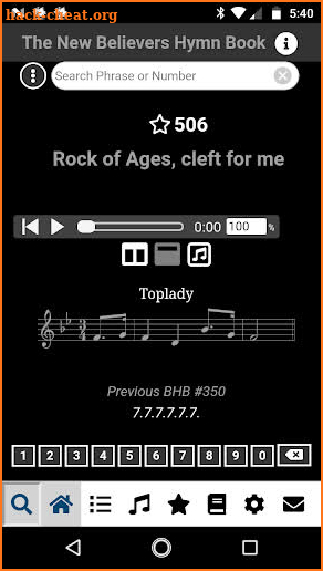 New Believers Hymn Book screenshot
