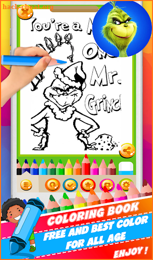 New Coloring Book For Grinch screenshot