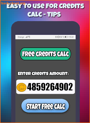 New Credits Calc I-M-V-U Pro 2020 screenshot