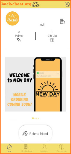 NEW DAY Coffee + Smoothies screenshot