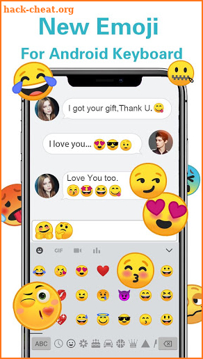 New Emoji for Android keyboard screenshot