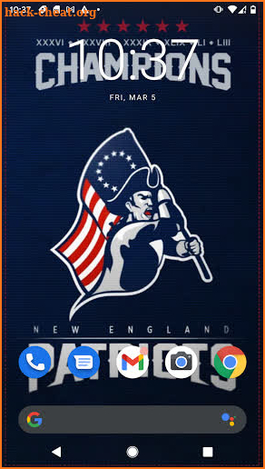 New England Patriots INTERACTIVE Wallpaper screenshot