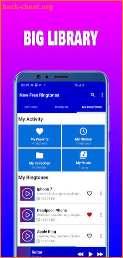 New Free Ringtones screenshot