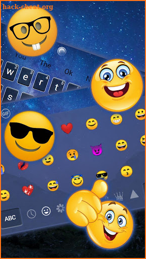 New Galaxy Keyboard Theme screenshot