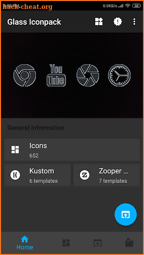 New HD Glass Theme Iconpack Pro screenshot